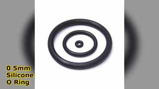 Ispezione completa della guarnizione O-ring in silicone da 0,5 mm