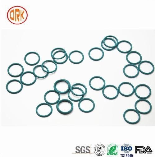 Apparecchiature meccaniche NBR gomma verde anello di sigillo piatto resistente al calore resistente alla corrosione