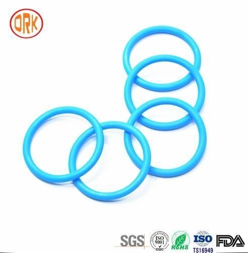0.5 mm - 1000 mm 568 Anello di gomma di sigillamento in silicone blu RoHS Anelli di gomma piatta O