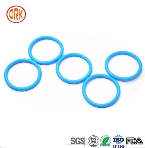 0.5 mm - 1000 mm 568 Anello di gomma di sigillamento in silicone blu RoHS Anelli di gomma piatta O