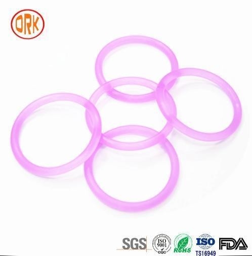 Personalizzazione di gomma di silicone translucente viola O anello di sigillo di anello di guarnizione per sigillo dell'albero