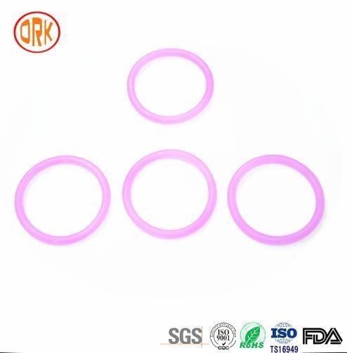 Personalizzazione di gomma di silicone translucente viola O anello di sigillo di anello di guarnizione per sigillo dell'albero