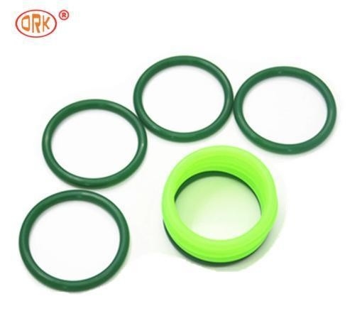 Sigilli di buona allungatura verdi FDA Wras LFGB Certificato O-Ring in silicone di qualità alimentare con temperatura -60-350 gradi