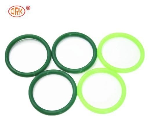 Sigilli di buona allungatura verdi FDA Wras LFGB Certificato O-Ring in silicone di qualità alimentare con temperatura -60-350 gradi