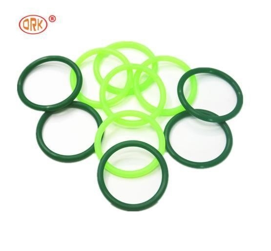 Sigilli di buona allungatura verdi FDA Wras LFGB Certificato O-Ring in silicone di qualità alimentare con temperatura -60-350 gradi