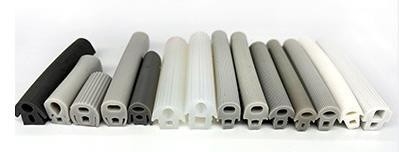 60 MPa di tenuta di porta auto Weatherstripping Isolamento acustico Rubber Sealing Strip per auto