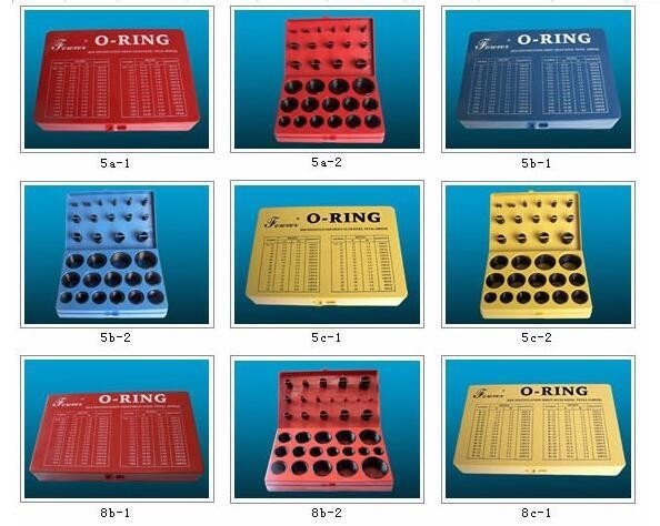 ORK 382pcs/386pcs/407pcs/408pcs Fkm o Nbr Rubber O-Ring Seals Box/Kit per la sigillatura