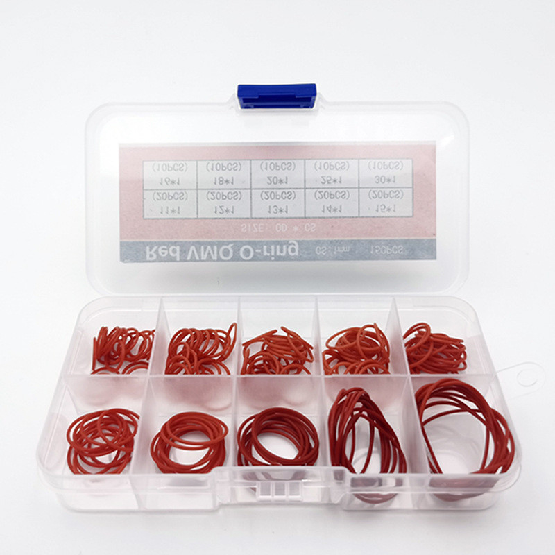 Kit di tenuta della lavatrice a anello O di gomma di silicone per applicazioni industriali non standard
