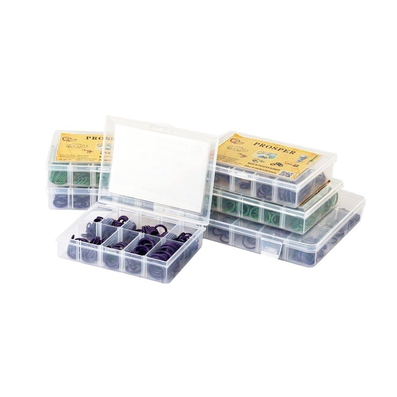 NBR O Ring Valve Rubber Seal Assortment Kit 382 Pcs Black O Rings Per Riparazione Idraulica