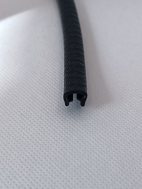 Striscia di sigillo di porta in gomma di silicone nera per vetro in alluminio resistente alla pressione dell'olio