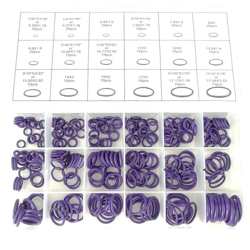 Kit O-Ring per il sigillo dell'aria condizionata per l'automobile per l'ispezione al 100% in tutti gli settori industriali