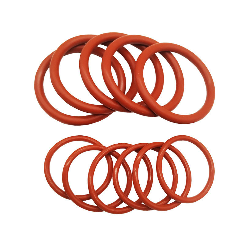 Sigillo di guarnizione ad anello di gomma di silicone per alimenti ad alta temperatura standard in tutte le dimensioni Prodotto OEM/ODM