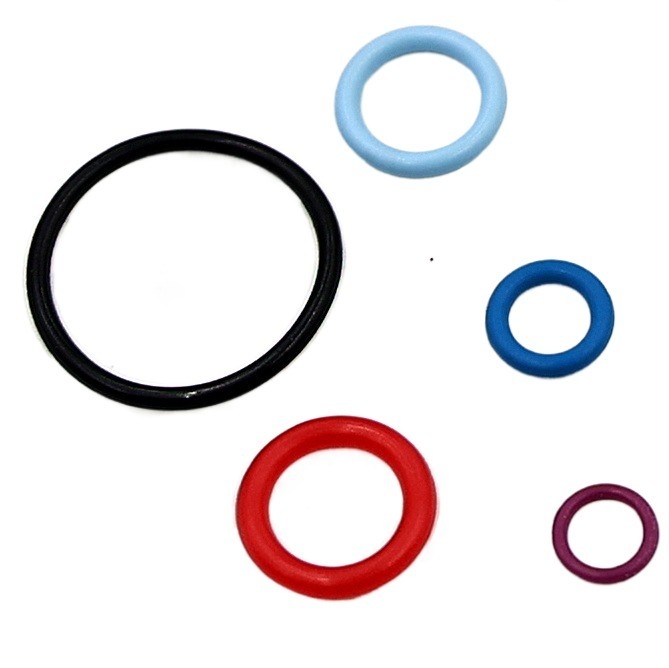 30-90 Shore A Hardness Range EPDM FKM FFKM NBR Anelli O di silicone per tutte le industrie