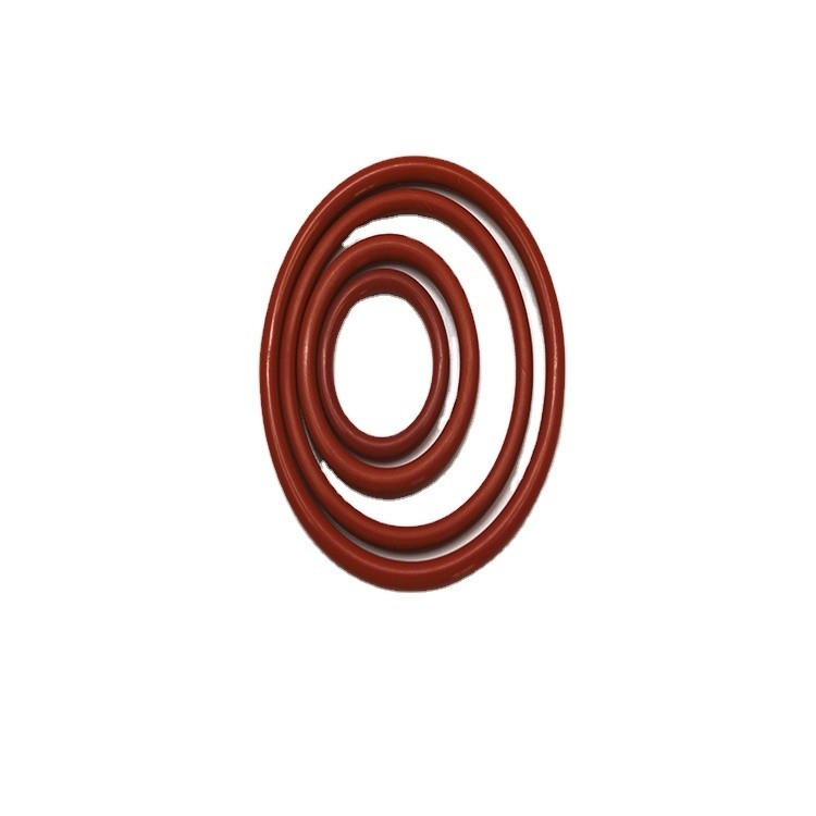 Cliente O-ring in silicone impermeabile ad alta temperatura anello di gomma rosso e bianco per ORK