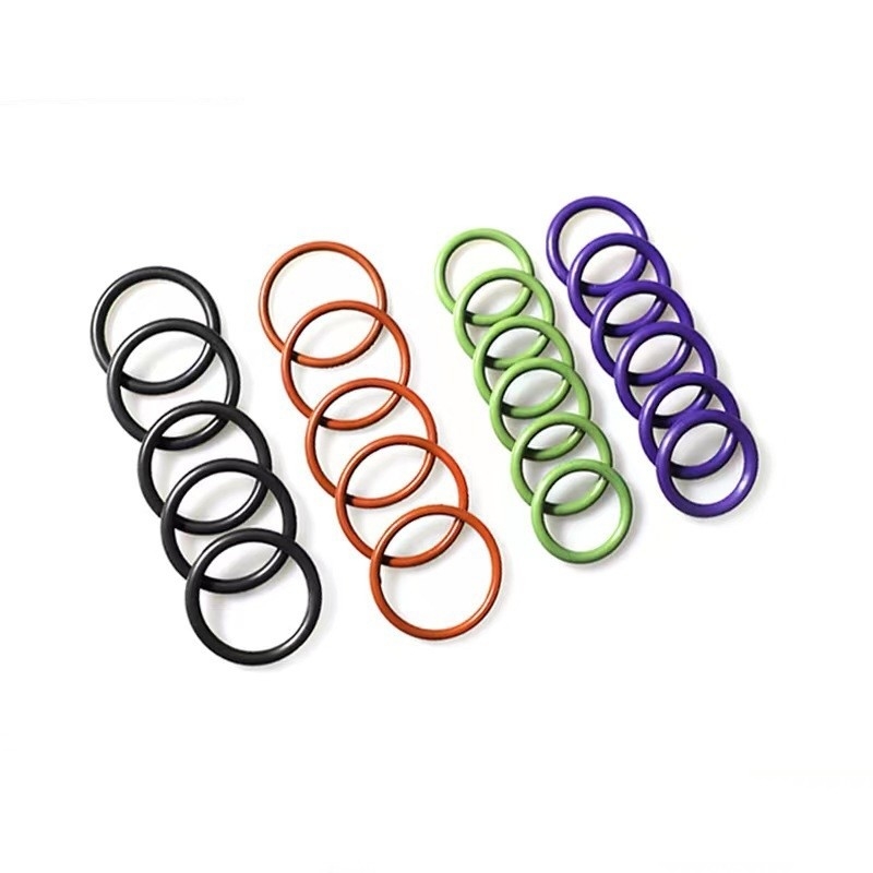 Customized Silicone O Ring Nero Piccolo Buna NBR Sigillo FKM Rohs raggiungere Standard conforme
