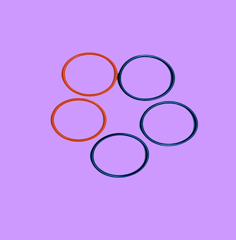 Customized Silicone O Ring Nero Piccolo Buna NBR Sigillo FKM Rohs raggiungere Standard conforme