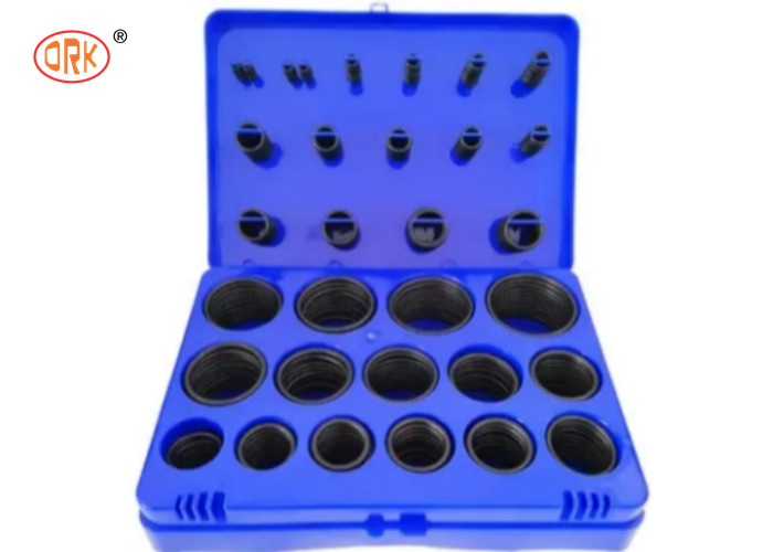 Buona resistenza all'olio Nero NBR 70 Shore A O-Ring Kit Box per escavatore cilindro idraulico