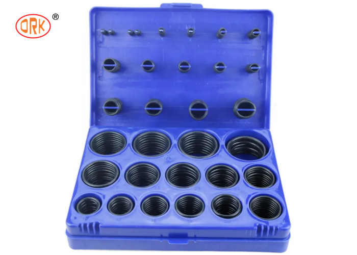Buona resistenza all'olio Nero NBR 70 Shore A O-Ring Kit Box per escavatore cilindro idraulico
