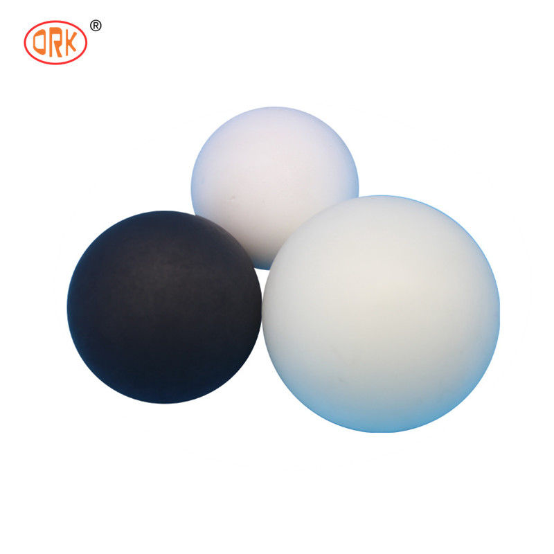 FPM/FKM sfera bianca di gomma fluorina solida per sigillamento in ambienti ad alta temperatura e corrosivi