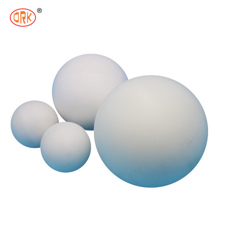 FPM/FKM sfera bianca di gomma fluorina solida per sigillamento in ambienti ad alta temperatura e corrosivi