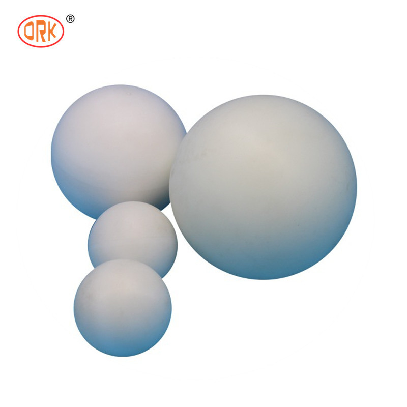 FPM/FKM sfera bianca di gomma fluorina solida per sigillamento in ambienti ad alta temperatura e corrosivi