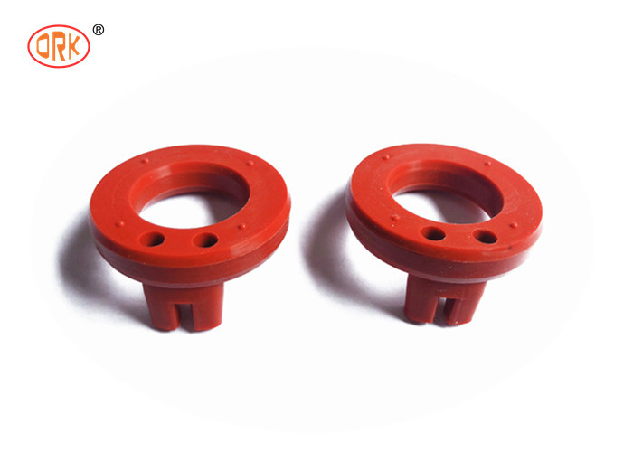 Sottili di gomma di silicone ad assorbimento di urti rosso per automobili O anello per il controllo delle vibrazioni