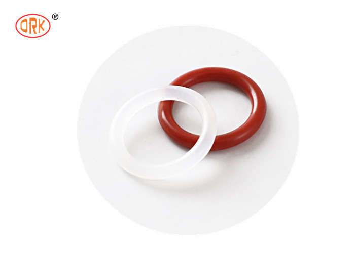 Gomma medica resistente Silicone rosso trasparente a taglia anello O per applicazioni senza polvere e assorbenti di urti