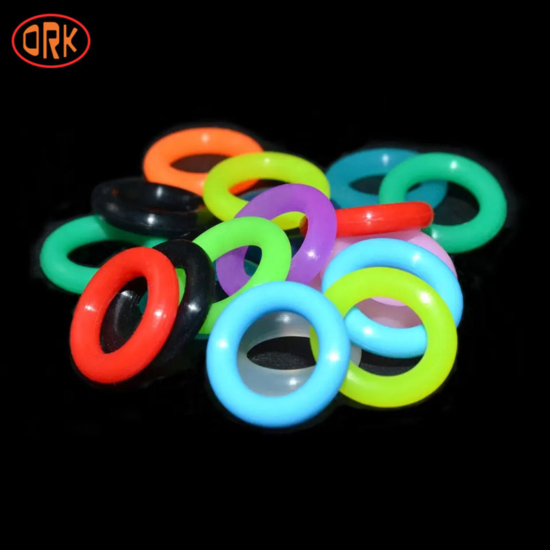 Mini sigillo di silicone di gomma NBR VMQ HNBR EPDM FKM O sigillo anello colore personalizzato