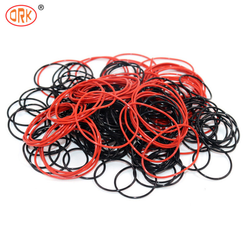 Elastomero rosso O Ring EPDM FKM NBR 70 Shore Rubber O Ring Silicone Alto Sigillo Dimensioni personalizzate