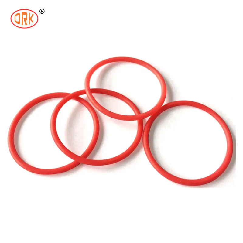 Elastomero rosso O Ring EPDM FKM NBR 70 Shore Rubber O Ring Silicone Alto Sigillo Dimensioni personalizzate