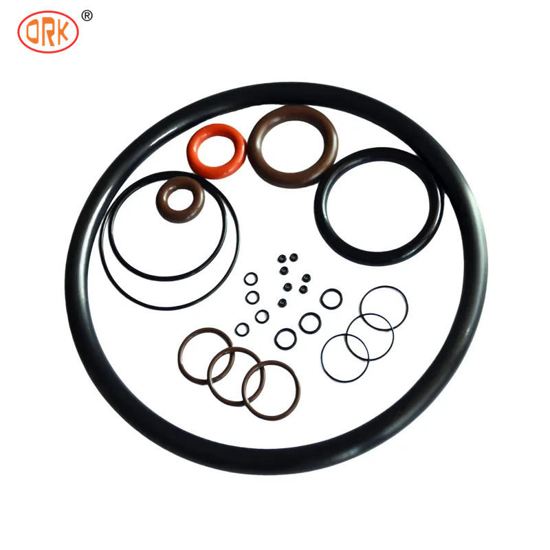 NBR 90 Shore AEM Pump Rubber Seal O Ring Colore personalizzato EPDM FKM Elastomero